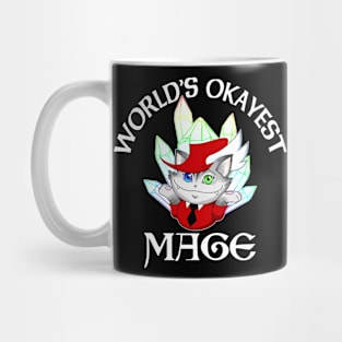World's Okayest Mage (dark) Mug